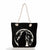 Women's Classic Style Cat Canvas Shopping Bags