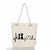 Women's Classic Style Cat Canvas Shopping Bags