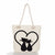 Women's Classic Style Cat Canvas Shopping Bags