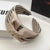 Women's Classic Style Color Block Cloth Hair Band