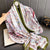 Women's Classic Style Flower Satin Printing Scarf