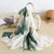 Women's Classic Style Flower Satin Printing Scarf