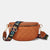 Women's Classic Style Letter Lingge Pu Leather Waist Bags