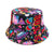 Women's Classic Style Printing Printing Flat Eaves Bucket Hat