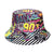 Women's Classic Style Printing Printing Flat Eaves Bucket Hat