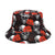 Women's Classic Style Printing Printing Flat Eaves Bucket Hat