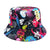 Women's Classic Style Printing Printing Flat Eaves Bucket Hat