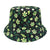 Women's Classic Style Printing Printing Flat Eaves Bucket Hat