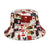 Women's Classic Style Printing Printing Flat Eaves Bucket Hat