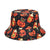 Women's Classic Style Printing Printing Flat Eaves Bucket Hat