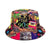 Women's Classic Style Printing Printing Flat Eaves Bucket Hat