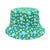 Women's Classic Style Printing Printing Flat Eaves Bucket Hat