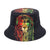 Women's Classic Style Printing Printing Flat Eaves Bucket Hat