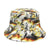 Women's Classic Style Printing Printing Flat Eaves Bucket Hat