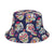 Women's Classic Style Printing Printing Flat Eaves Bucket Hat