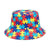 Women's Classic Style Printing Printing Flat Eaves Bucket Hat