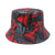 Women's Classic Style Printing Printing Flat Eaves Bucket Hat