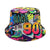 Women's Classic Style Printing Printing Flat Eaves Bucket Hat