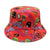 Women's Classic Style Printing Printing Flat Eaves Bucket Hat