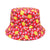 Women's Classic Style Printing Printing Flat Eaves Bucket Hat