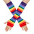 Women's Classic Style Rainbow Gloves 1 Pair