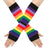 Women's Classic Style Rainbow Gloves 1 Pair