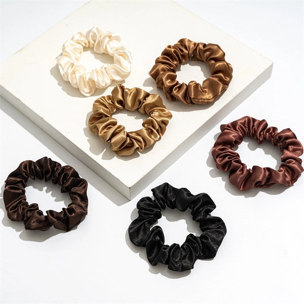 Women's Classic Style Solid Color Large Intestine Hair Ring