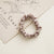 Women's Classic Style Solid Color Large Intestine Hair Ring