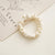 Women's Classic Style Solid Color Large Intestine Hair Ring