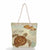 Women's Classic Style Tropical Canvas Shopping Bags