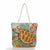 Women's Classic Style Tropical Canvas Shopping Bags