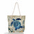 Women's Classic Style Tropical Canvas Shopping Bags