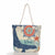 Women's Classic Style Tropical Canvas Shopping Bags