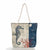 Women's Classic Style Tropical Canvas Shopping Bags