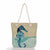 Women's Classic Style Tropical Canvas Shopping Bags