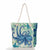 Women's Classic Style Tropical Canvas Shopping Bags