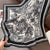 Women's Classical Square Flower Polyester Silk Scarf