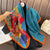 Women's Classical Square Flower Polyester Silk Scarf