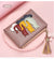 Women's Clouds Cat Pu Leather Zipper Wallets