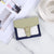 Women's Color Block Pu Leather Buckle Wallets