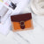 Women's Color Block Pu Leather Buckle Wallets