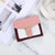 Women's Color Block Pu Leather Buckle Wallets