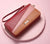 Women's Color Block Pu Leather Zipper Wallets