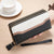 Women's Color Block Pu Leather Zipper Wallets