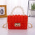 Women's Color Block Silica Gel Lock Clasp Coin Purses