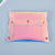 Women's Colorful Pvc Flip Cover Coin Purses