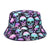 Women's Commute Skull Printing Flat Eaves Bucket Hat