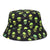 Women's Commute Skull Printing Flat Eaves Bucket Hat