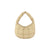 Women's Cotton Solid Color Basic Pillow Shape Zipper Shoulder Bag Handbag Underarm Bag