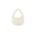 Women's Cotton Solid Color Basic Pillow Shape Zipper Shoulder Bag Handbag Underarm Bag